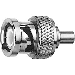 Teleg&#xE4;rtner 100023310 BNC Connector Straight Plug 50 &#x3A9; 1pc