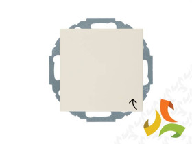 B.Kwadrat/S.1 Gniazdo z uziemieniem schuko z pokrywą z przesłonami i rozszerzoną ochroną styków krem połysk 47448982 HAGER