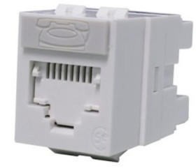 Moduł złącza RJ Żeński Złącze RJ11, Złącze RJ12 Montaż na kablu Cat5e Molex Premise Networks 1-żyłowe