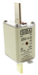 Bezpiecznik NH 250A 500V ac NH1 gG - gL SIBA