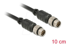 12688 M8 Sensor-/Actuator Cable 6 Pin Male to 6 Pin Male
