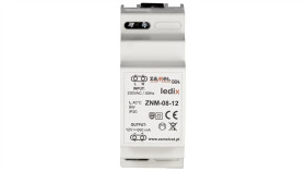 Zasilacz Led Modułowy 12V Dc 8W Znm-08-12 Ldx10000016