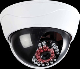 DUMCD20WT Dummy Security Camera, Dome, IP44, White