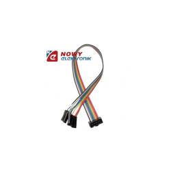 Kabel IDC10 żeń/10xBLS(1p) 40cm połączeniowe do płytek stykowych