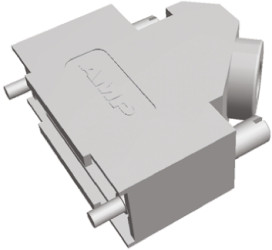 Osłona tylna D-Sub 15 -pinowe Cynk Kątowy TE Connectivity A