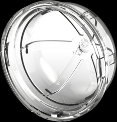 Dome top, Ø 40 mm, clear for LUMAWISE Endurance S series, 1-2329013-1