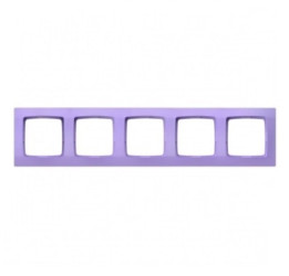 KARO Ramka pięciokrotna lawenda R-5S/54