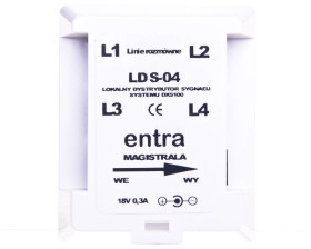 Lokalny dystrybutor sygnału /komutator/do serii DX5100 biały LDS-04 ENT10000289