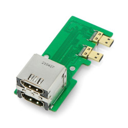 Płytka z adapterem microHDMI - HDMI - do Raspberry Pi 4B/5 - Uctronics U6129