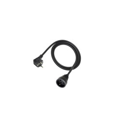 Przedłużacz 1gn 3m Z/U Czarny Uziemienie, EPS-103-2 ELGOTECH