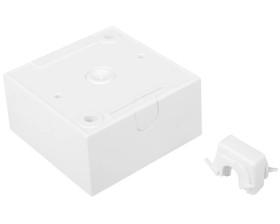 Berker/B.Kwadrat Puszka natynkowa pojedyncza śnieżnobiała 5310419909