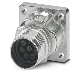 Złącze wielostykowe przemysłowe 8-pinowe M17 Montaż przedni Gniazdo Phoenix Contact
