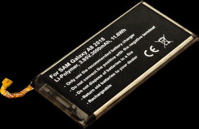 13382 Smartphone battery for Samsung devices, Li-Po, 3000 mAh