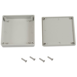 Hammond 1551XGY Miniature Plastic Enclosure 80 x 80 x 20 Grey