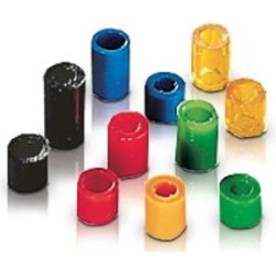 Spacer sleeve, round, (L) 7.75 mm, blue, for short-stroke pushbutton, 5.30.759.040/0000