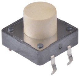 Klosz do przycisku dotykowego SPST 50 mA przy 12 V DC 8.5mm 5mm Przewlekany