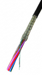 Kabel do transmisji danych 0,22 mm² 4 -rdzeniowy Nieekranowany 24 AWG AWG PVC 440 V