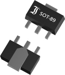 Bipolar junction transistor, NPN, 1 A, 80 V, SMD, SOT-89, BCX56-16