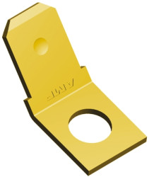 Konektor płaski Męski 6.35 x 0.81mm długość 17.93mm Izolacja: Nieizolowane