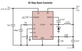 25V, 3.5A, 2.4MHz Step-Down Switching Regulator