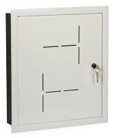 R582B Obudowa metalowa, telekomunikacyjna, podtynkowa, wymiary: 350 x 400 x 90 mm - z panelem na złącza telekomunikacyjne