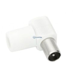 wtyk antenowy męski na przewód kątowy