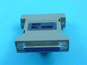 UK-7 RS232 NULL MODEM DB25M/DB25F 124