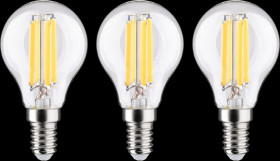 29200 LED filament bulb E14, 2.5 W, 525 lm, 3000 K, pack of 3