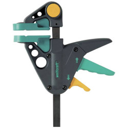 Wolfcraft 3457000 EHZ One-Handed Clamp 300mm Span 65mm Nose Length