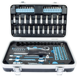 Br&#xFC;der Mannesmann Q25003 QUANTOOL Bit Set 116-Piece 1/4&#x27;&#x27; Versatile Use