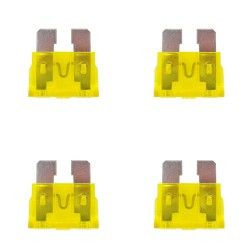 4x 20A samochodowy bezpiecznik nożowy płytkowy 19mm standard ATO ATC