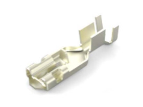 Konektor płaski Żeński 6.43 (W) x 0.84mm długość 23.22mm Izolacja: Nieizolowane Nikiel