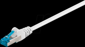 93856 Cat.6a high-quality patch cable, white, 7.5M