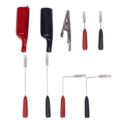 9 sztuk Uniwersalne sondy i zaciski 2mm do multimetrów Łatwa instalacja Odporna stalowa konstrukcja dla dokładnych pomiarów w ap