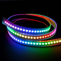 Flexible RGB LED Strip (DotStar/APA102/SK9822 Compatible) - 144 LED/Metre