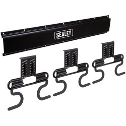 Sealey APHKIT4 Wall Mounting 6 Hook Storage Rail