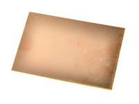 UM399.15D105 Laminat wymiary: 100 x 160 mm dwustronny (szklano-epoksydowy FR4) grubosć 1.5mm (folia Cu 105um)