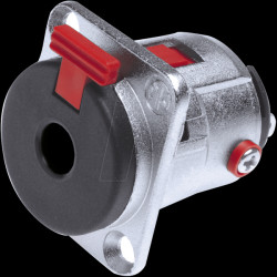 NJ 3 FP 6C Neutrik jack socket, 6.35 mm stereo, flange