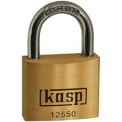 Kasp K12550A7 Premium Brass Padlock - 50mm - KA25507