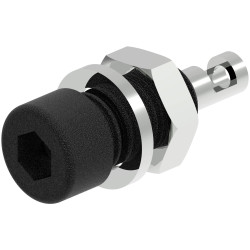 Electro PJP 224-M5-C-CD1-N Jack Socket 2mm Black Solder Terminal