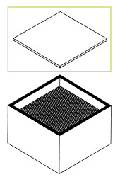 Akcesorium do pochłaniaczy oparów lutowniczych Filtr wstępny F7 zgodny z: WMA1/WSA1/WMD3/WR2/WR3M/WXR3
