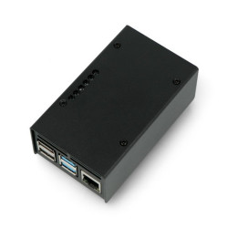 Obudowa do HiFiBerry Amp2 - stalowa - czarna