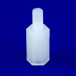 R-TECH 524350 Nylon Hexagonal M3 M-F Spacers 10mm - Pack Of 100