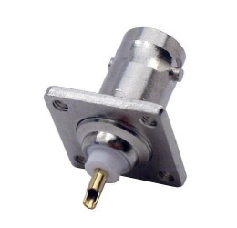 Gniazdo BNC przykręcane, montaż do obudowy