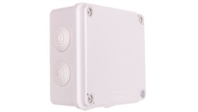 Puszka Hermetyczna Natynkowa 108X108x56mm Ip44 Biała Ph-1A.3B 28.131