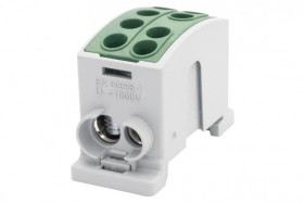 Zacisk odgałęźny HLK 125A-2 (1x35,1x25 / 1x35,1x25) Al/Cu - zielony