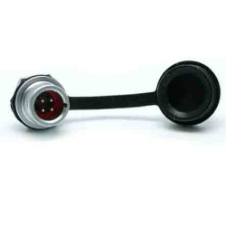 Złącze wielostykowe przemysłowe 4-pinowe Montaż przedni Gniazdo RS PRO