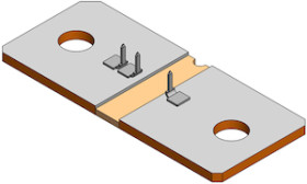 WSBS8536...80 Power Metal Strip&#174; Battery Shunt Resistor With Three Sense Pins Very Low Value (25 &#181;&#937;, 50 &#181;&#9