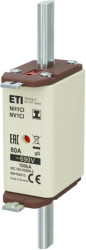 Wkładka bezpiecznikowa - zaczepy izolowane NH1C/I 80A gG 690V 004194313 /3szt./