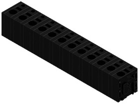 Weidmüller 2774750000 Zacisk sprężynowy 2.5 mm² Ilość styków 12 czarny 15 szt.